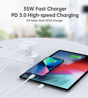 CHOETECH Q5008 PD 35W Dual USB-C Charger V28-ELECHOQ5008