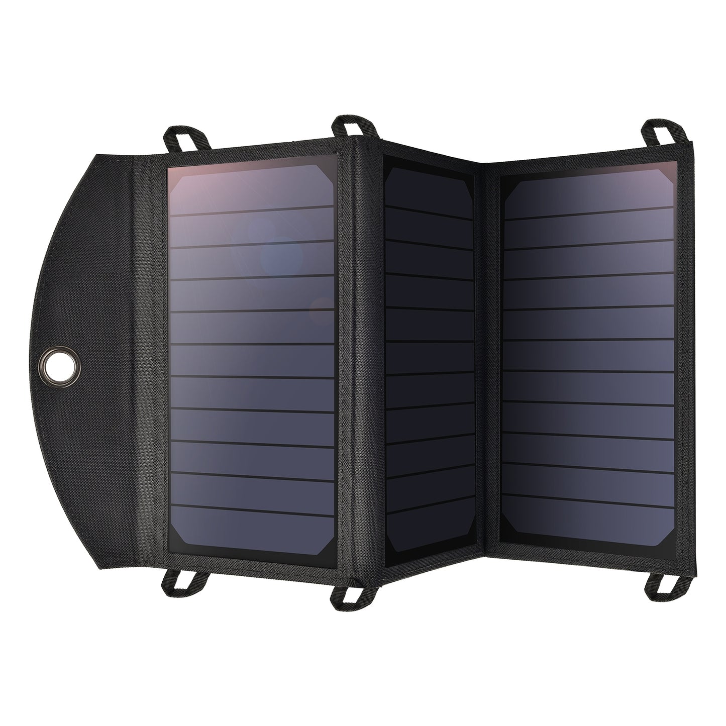 CHOETECH SC001 19W Portable Solar Panel Charger SunPower Panels Dual USB Charger for Camping/RV/Outdoors V28-ELECHOSC001