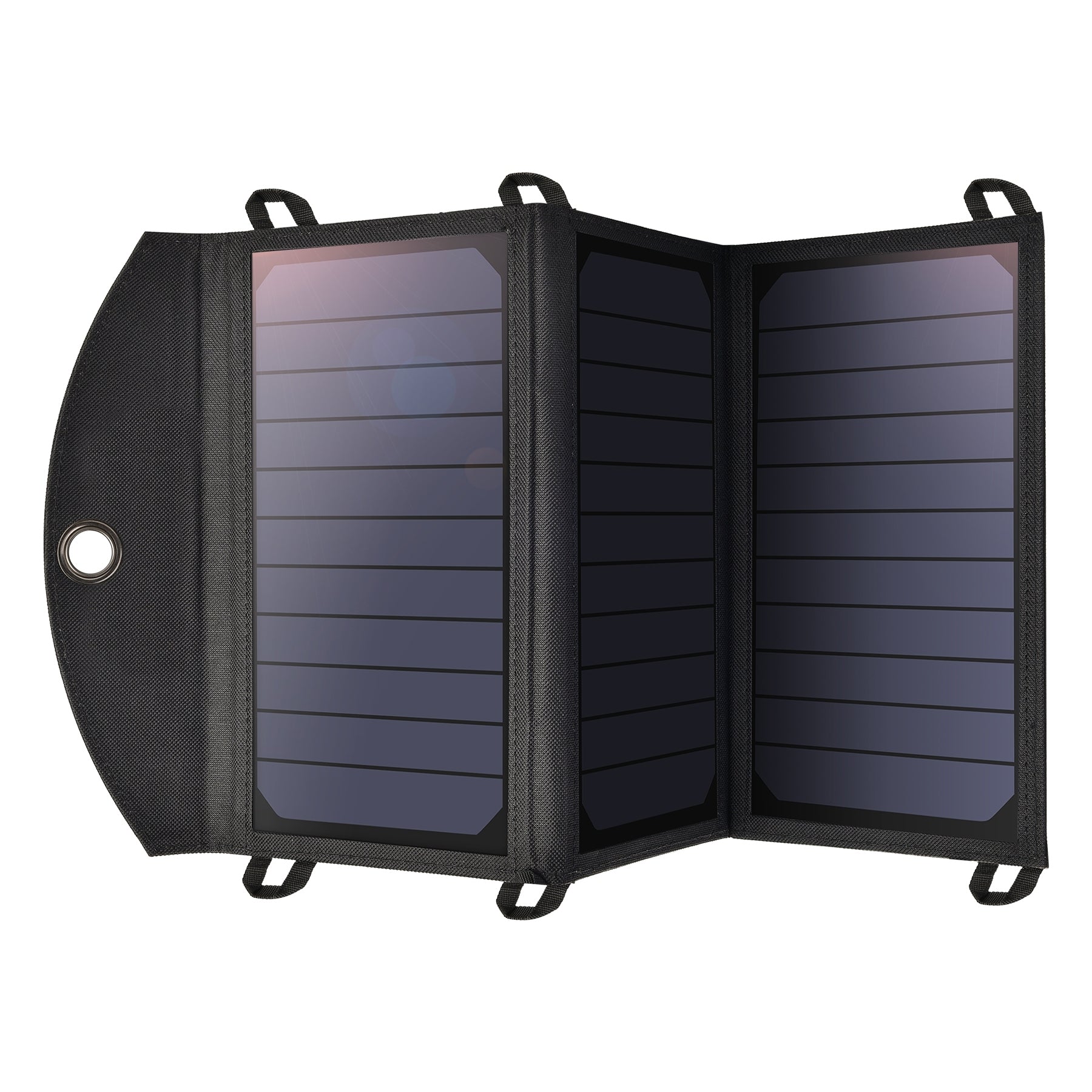 CHOETECH SC001 19W Portable Solar Panel Charger SunPower Panels Dual USB Charger for Camping/RV/Outdoors V28-ELECHOSC001
