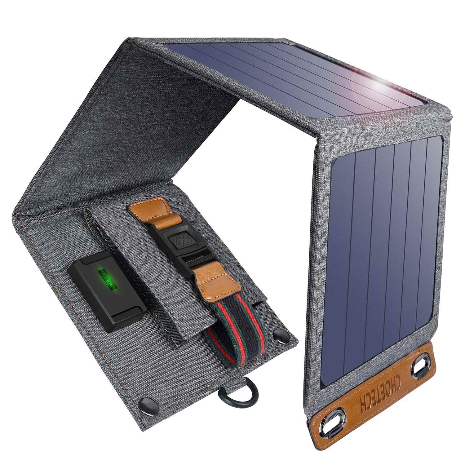 CHOETECH SC004 14W USB Foldable Solar Powered Charger V28-ELECHOSC004