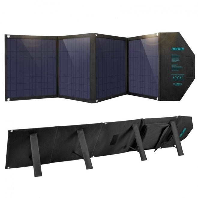 CHOETECH SC007 Solar Panel Portable Charger 80W 18V with USB-C PD 30W V28-ELECHOSC007