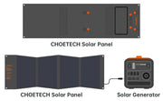 CHOETECH SC008 120W Foldable Solar Charger V28-ELECHOSC008