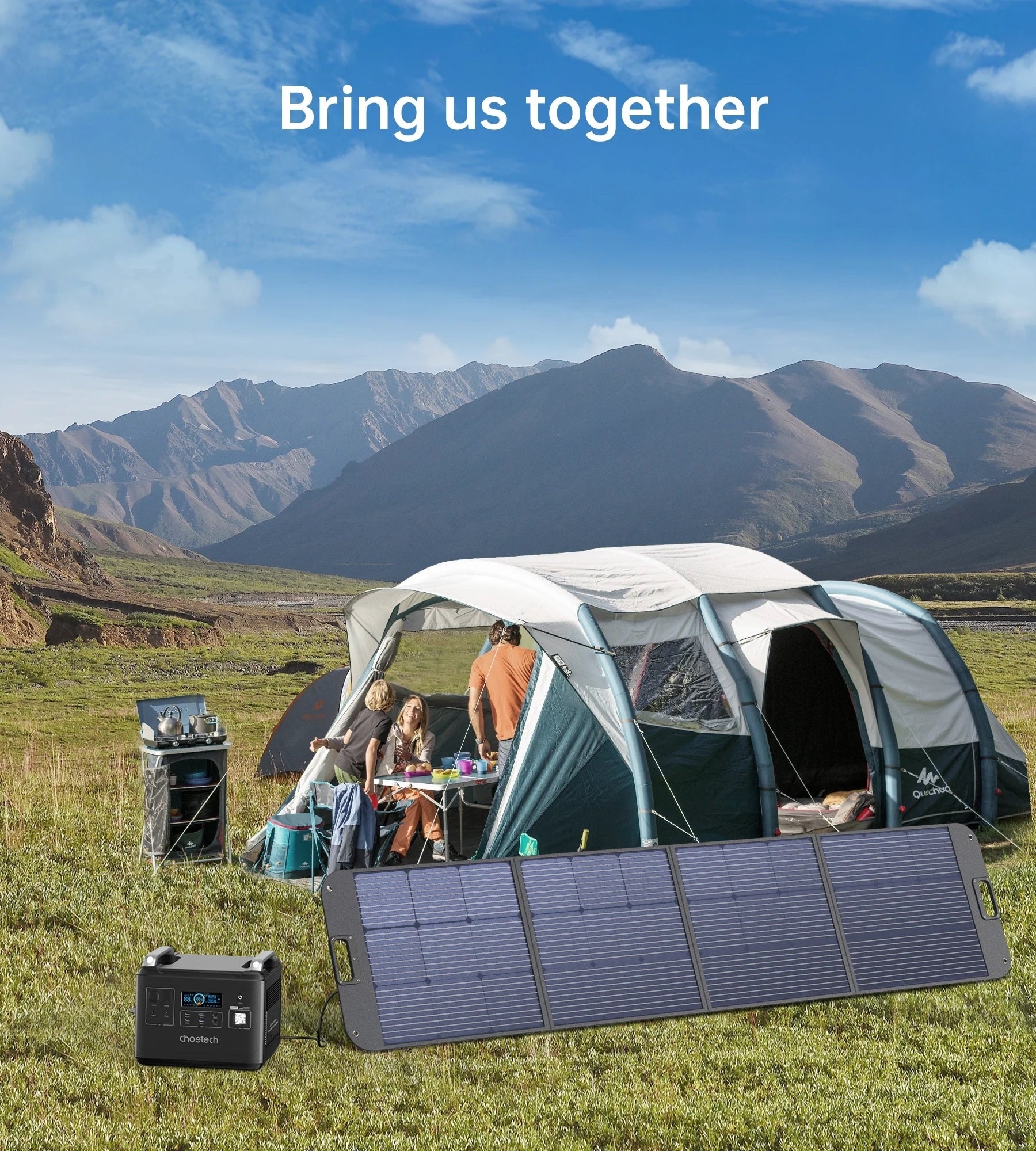 CHOETECH SC011 200W Foldable Solar Charger V28-ELECHOSC011