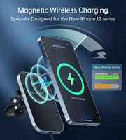 CHOETECH T200F-201 15W MagLeap Magnetic Wireless Car Charger Holder with 1M Cable V28-ELECHOT200F201