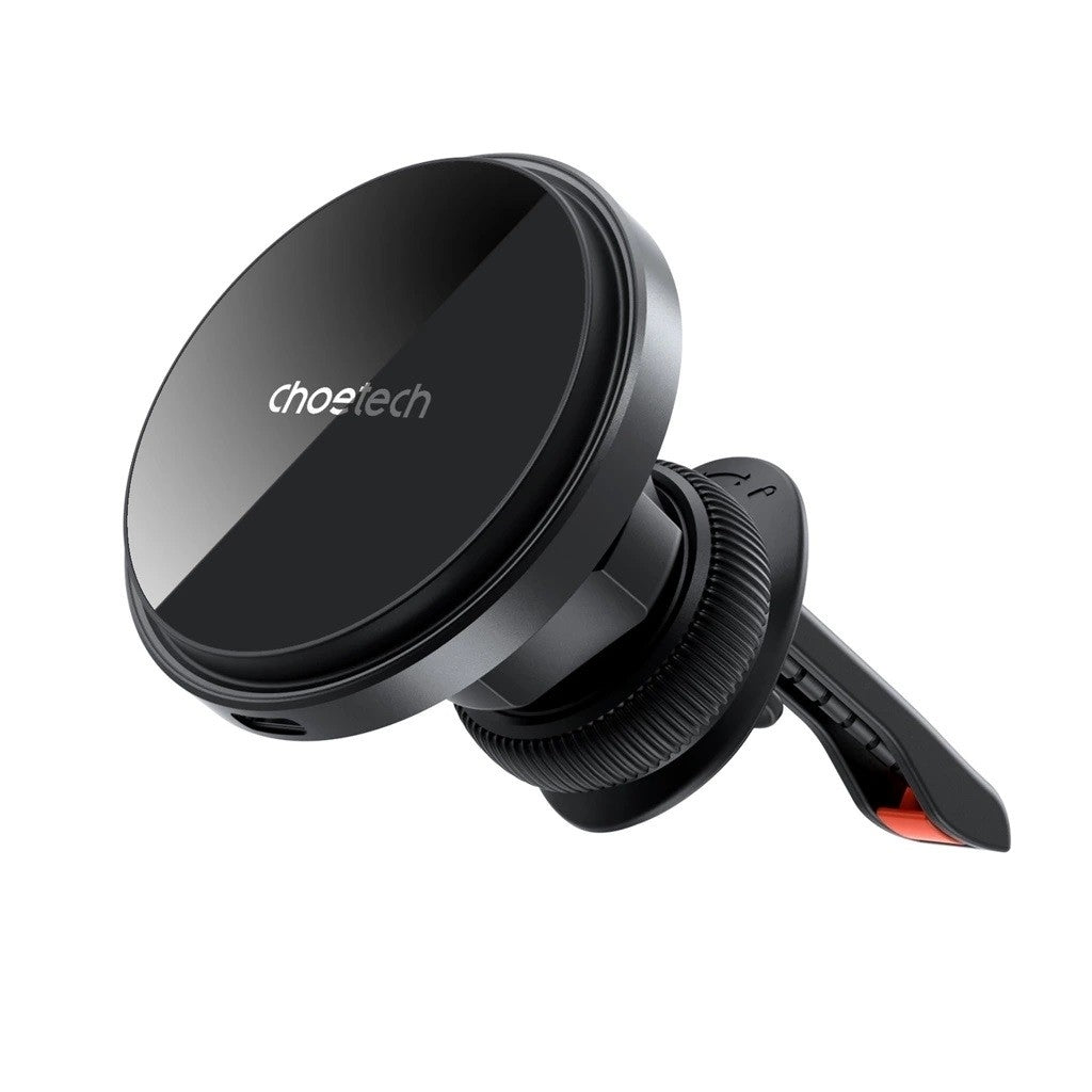 CHOETECH T204-F 15W Magnetic Car Charger Holder with LED Light (Aluminium alloy housing) V28-ELECHOT204F