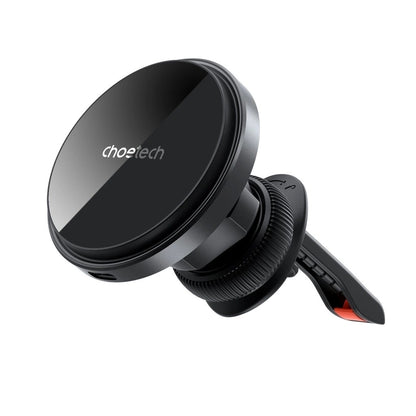 CHOETECH T204-F 15W Magnetic Car Charger Holder with LED Light (Aluminium alloy housing) V28-ELECHOT204F