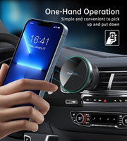CHOETECH T205-F 15W Magnetic Car Charger Holder with LED Light (PC housing) V28-ELECHOT205F