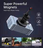 CHOETECH T205-F 15W Magnetic Car Charger Holder with LED Light (PC housing) V28-ELECHOT205F