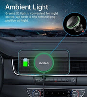 CHOETECH T205-F 15W Magnetic Car Charger Holder with LED Light (PC housing) V28-ELECHOT205F