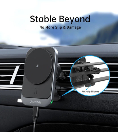 CHOETECH T206-F 15W Magnetic Car Charger Holder V28-ELECHOT206F