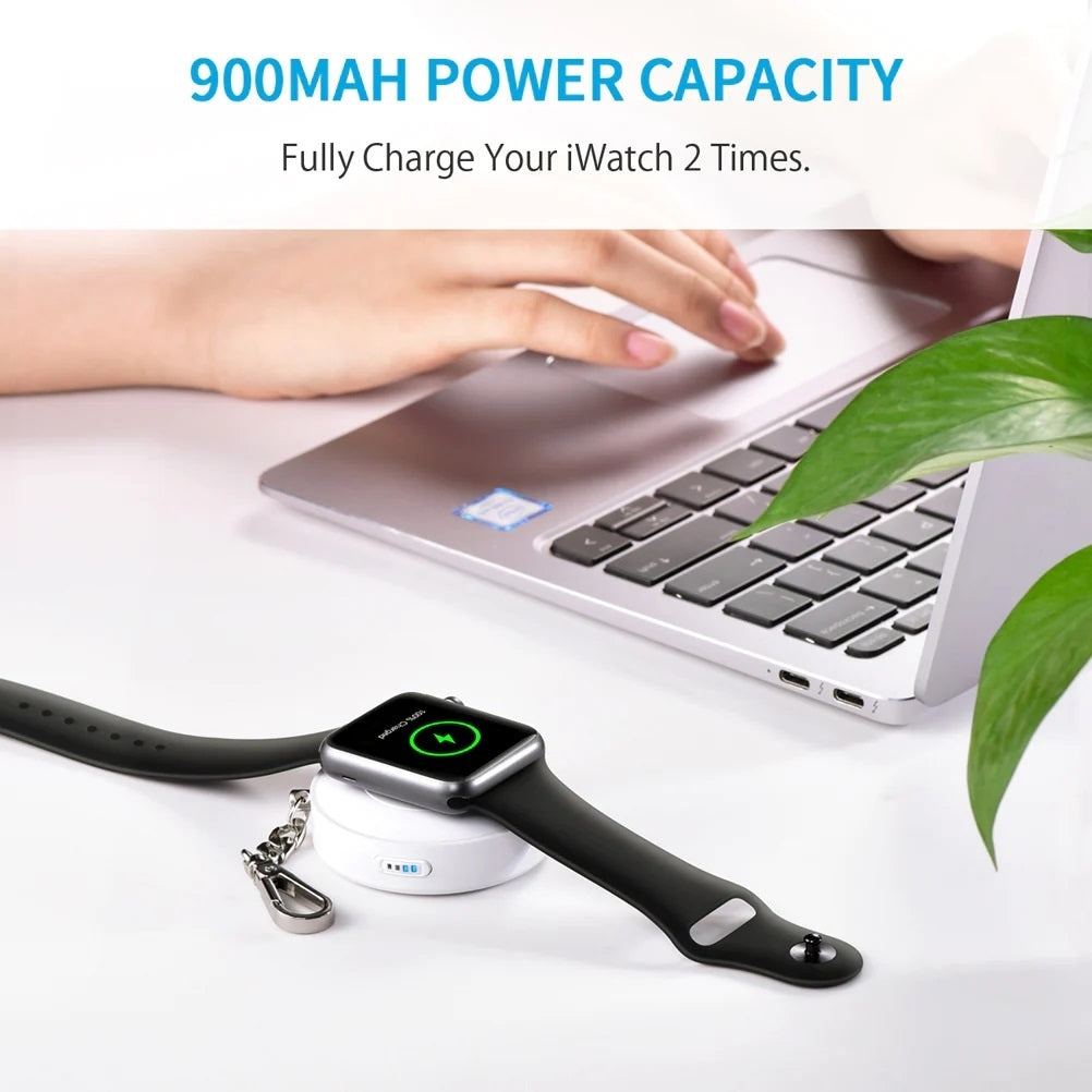 CHOETECH T313 MFI Magnetic Wireless Charger 900mAh power for iWatch (White) V28-ELECHOT313