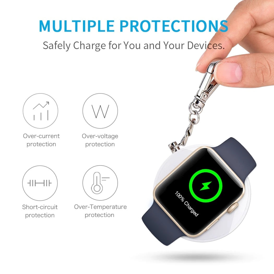 CHOETECH T313 MFI Magnetic Wireless Charger 900mAh power for iWatch (White) V28-ELECHOT313