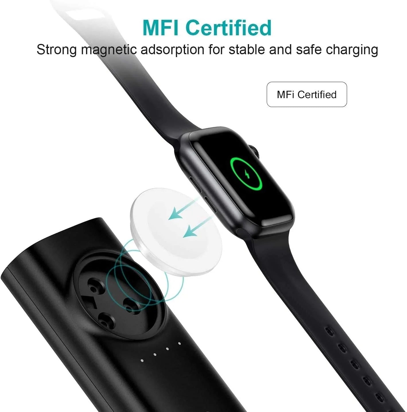 CHOETECH T315 2-in-1 Portable Wireless iWatch Quick Charger 5000mAh Power Bank V28-ELECHOT315