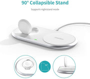 CHOETECH T317 2-in-1 Dual Wireless Charger Pad (MFI Certified) V28-ELECHOT317