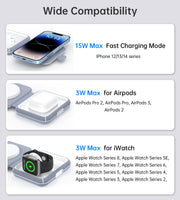 CHOETECH T323 2-in-1 Magsafe&MFI Wireless Charger V28-ELECHOT323