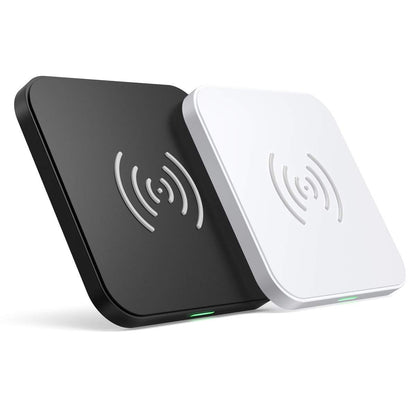 CHOETECH T511BW Fast Wireless Charging Pad Black And White 2 Pack V28-ELECHOT511BW