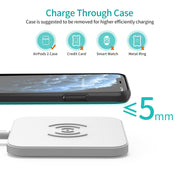 CHOETECH T511-S 10W/7.5W Fast Wireless Charger Pad (White) V28-ELECHOT511SWH