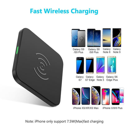 CHOETECH T511S 10W/7.5W Fast Wireless Charger Pad V28-ELECHOT511S