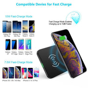 CHOETECH T511S 10W/7.5W Fast Wireless Charger Pad V28-ELECHOT511S