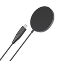 CHOETECH T518-BK15W Removable Fast Wireless Magenetic Charger for iPhone12/13/14/15 & More with 1M Cable V28-ELECHOT518BK15W