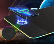 CHOETECH T543-F RGB Illuminated 15W Wireless Charging Mouse Pad V28-ELECHOT543F