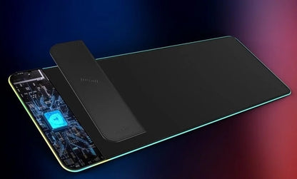 CHOETECH T543-F RGB Illuminated 15W Wireless Charging Mouse Pad V28-ELECHOT543F