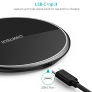 CHOETECH T559-F 15W Wireless Charging Pad with AC Adapter V28-ELECHOT559F