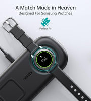 Choetech T570-S 2-in-1 Wireless Charger, 10W Max Wireless Charging Pad with Adapter for Galaxy Watch V28-ELECHOT570S
