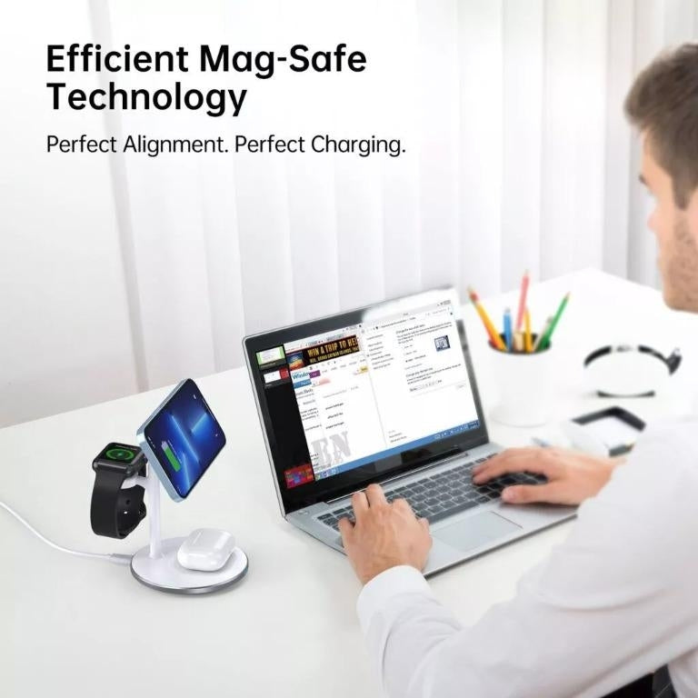 CHOETECH T585-F 3-in-1 Wireless Charging Station Dock V28-ELECHOT585F