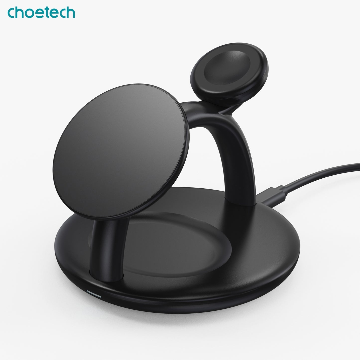 CHOETECH T587-F 3-in-1 Magnetic Wireless Charger Station for iPhone 12/13/14/AirPods Pro/iWatch V28-ELECHOT587F