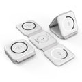 CHOETECH T588-F-WH 3-in-1 Foldable Fast Wireless Charger for Phone/Watch/Earphone V28-ELECHOT588FWH