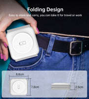 CHOETECH T588-F-WH 3-in-1 Foldable Fast Wireless Charger for Phone/Watch/Earphone V28-ELECHOT588FWH