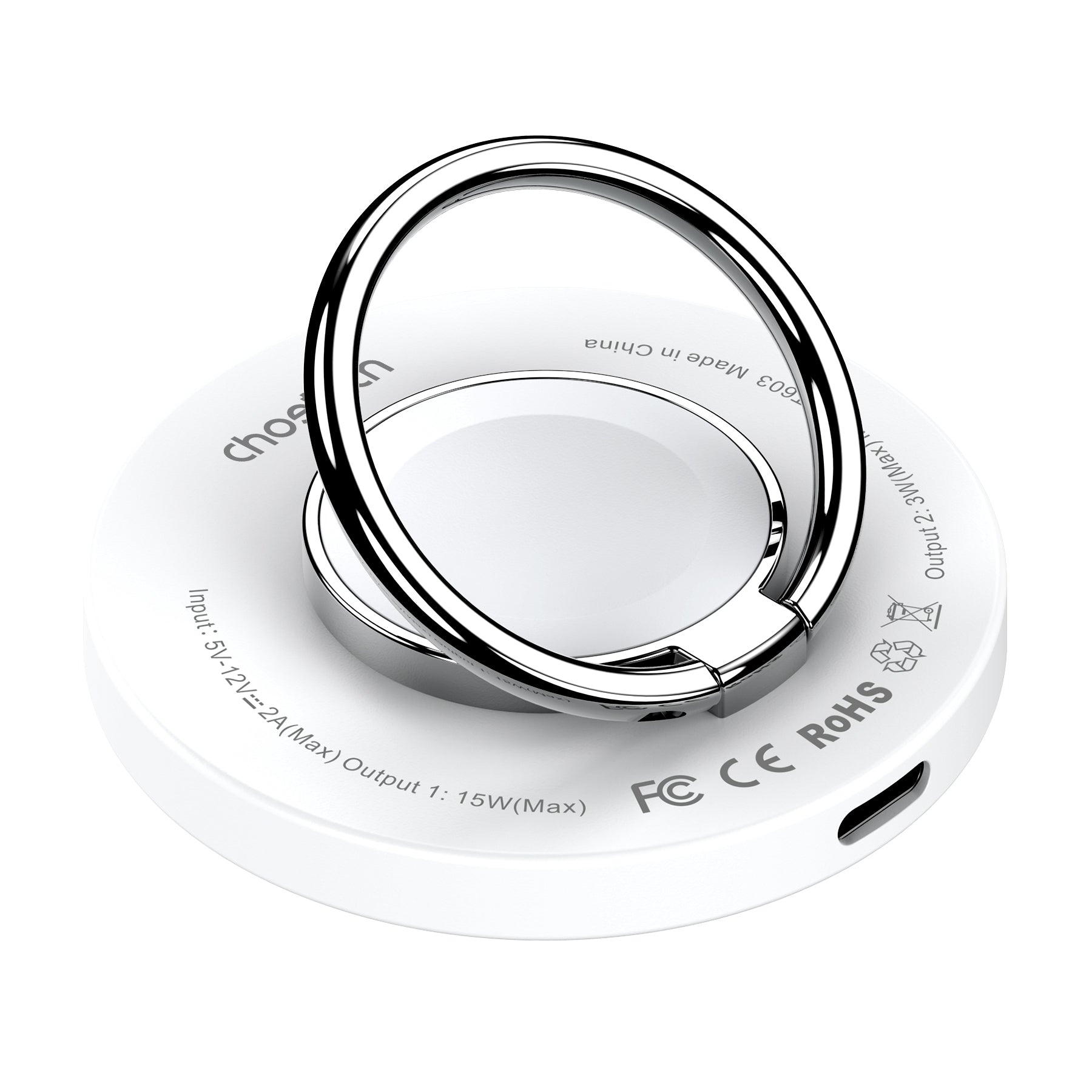 CHOETECH T603-F Ring Holder and Magnetic 15W Wireless Charger for Phone/airPod/iWatch V28-ELECHOT603F
