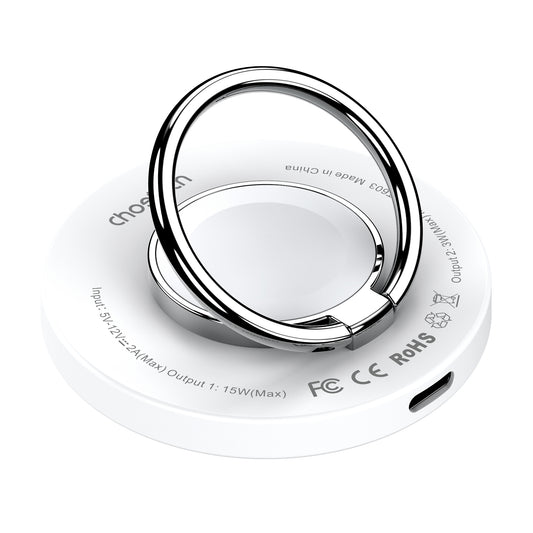 CHOETECH T603-F Ring Holder and Magnetic 15W Wireless Charger for Phone/airPod/iWatch V28-ELECHOT603F