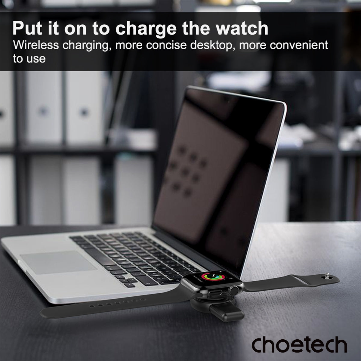CHOETECH T606-F USB-A +USB-C Magnetic Charger for Samsung & Apple Watch V28-ELECHOT606F