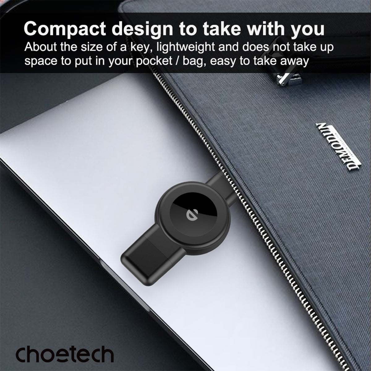 CHOETECH T606-F USB-A +USB-C Magnetic Charger for Samsung & Apple Watch V28-ELECHOT606F