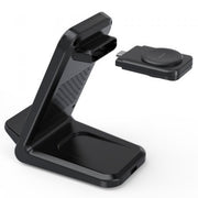 CHOETECH T608-F-BK 15W 4-in-1 Wireless Charger Stand for iWatch and Samsung Watch (Black) V28-ELECHOT608FBK