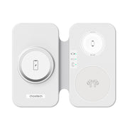 CHOETECH T616-F-WH 3in1 Magnetic Foldable Wireless Charger White V28-ELECHOT616FWH