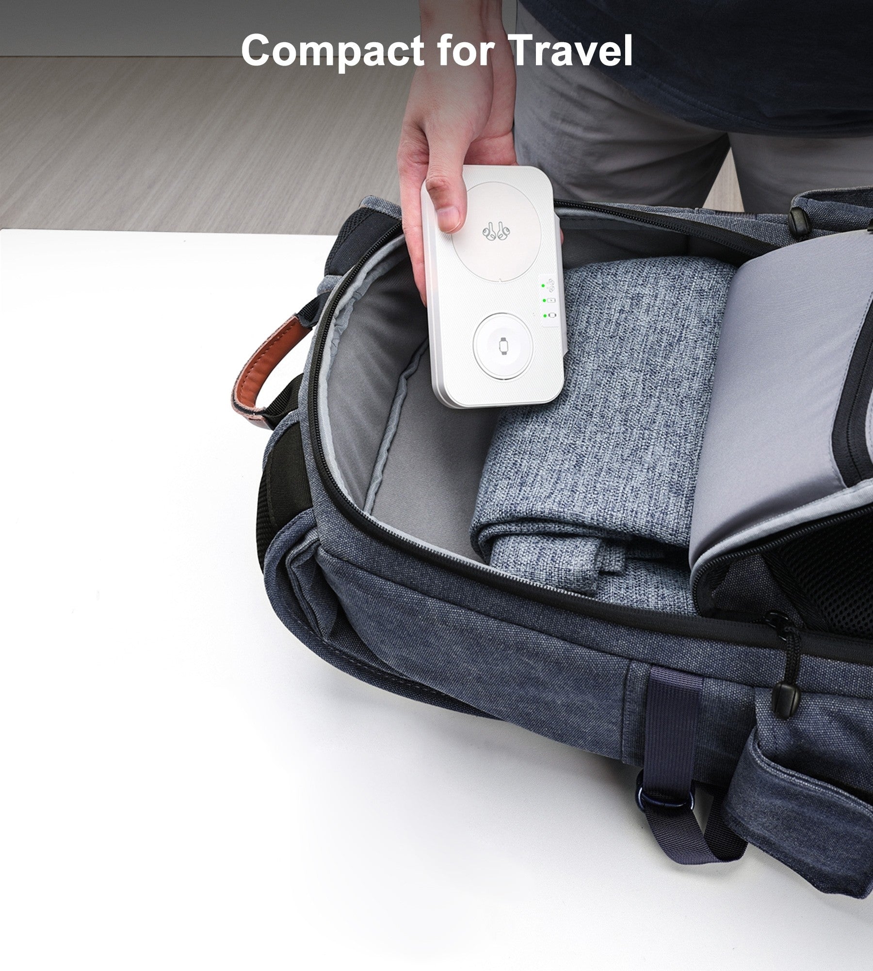 CHOETECH T616-F-WH 3in1 Magnetic Foldable Wireless Charger White V28-ELECHOT616FWH