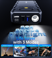 CHOETECH TC0009 16000mAh Portable Car Jump Starter with Emergency Light V28-ELECHOTC0009