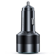 CHOETECH TC0011 130W 3 Ports (Dual USB-C Port PD3.0 + USB-A Port) Fast Car Charger V28-ELECHOTC0011