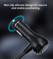 CHOETECH TC0021 3 Sockets 2C+1A Cigarette Lighter Splitter Black V28-ELECHOTC0021