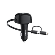 CHOETECH TC0036 PD45W USB-C+USB-A car charger with C+L Interface V28-ELECHOTC0036
