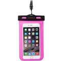 CHOETECH WPC007-PK Universal WaterProof Cell Phone Pouch bag up to 8-inch (Pink) V28-ELECHOWPC007PK