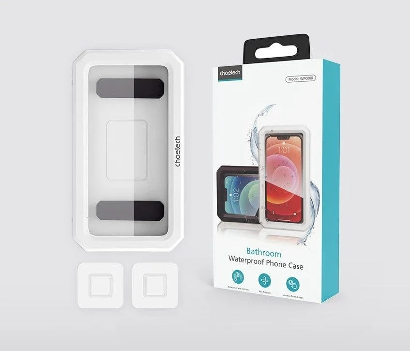 CHOETECH WPC008 Bathroom Waterproof Phone holder (up to 6.7-inch) White V28-ELECHOWPC008