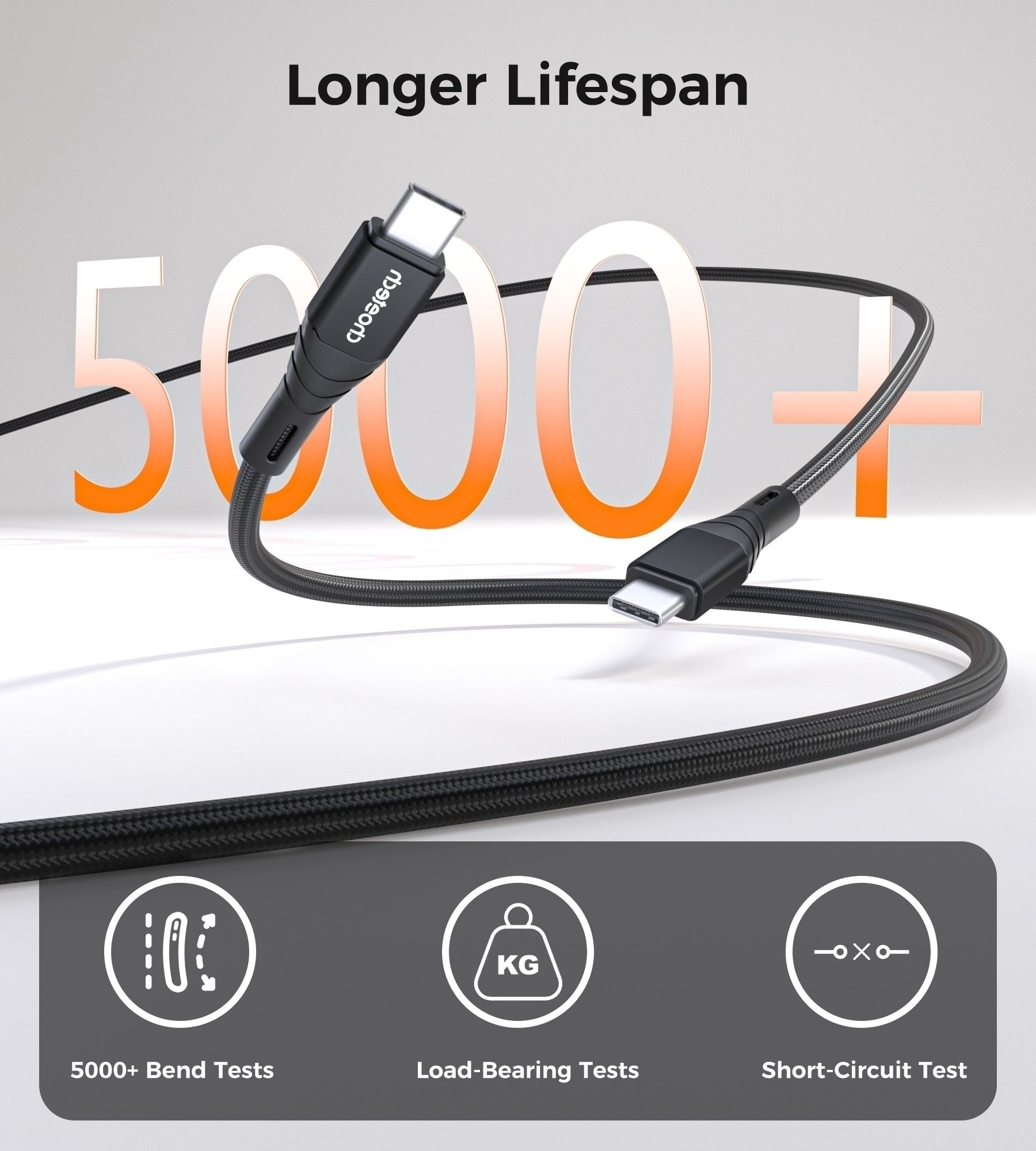 CHOETECH XCC-1008 USB-C-C PD100W M to M Fast charging Cable 1M Black V28-ELECHOXCC1008