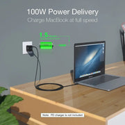 CHOETECH XCC-1027 USB-C M to M PD100W 5 Cable 2M V28-ELECHOXCC1027