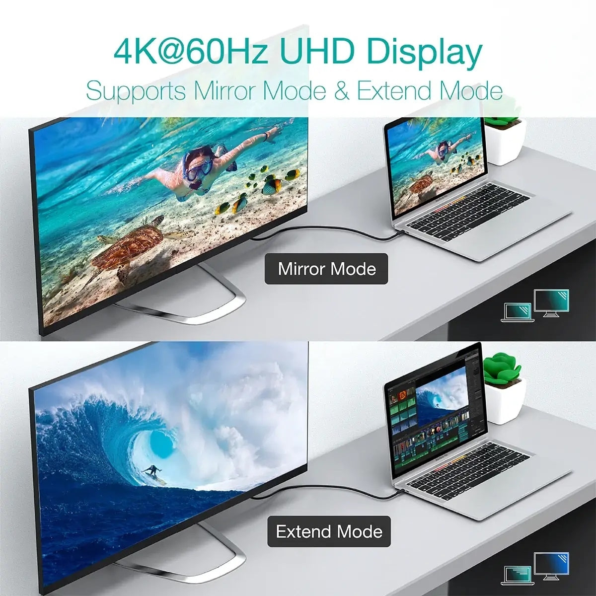 CHOETECH XCC-1027 USB-C M to M PD100W 5 Cable 2M V28-ELECHOXCC1027