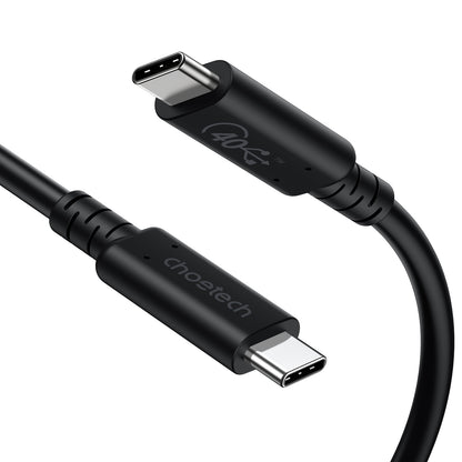 CHOETECH XCC-1028 USB-C To USB-C 100W USB 4.0 Gen 3 Cable 0.8M V28-ELECHOXCC1028
