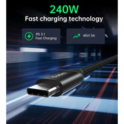 CHOETECH XCC-1036 USB-C M to M PD3.1 240W Super Fast Charging Cable 2M V28-ELECHOXCC1036
